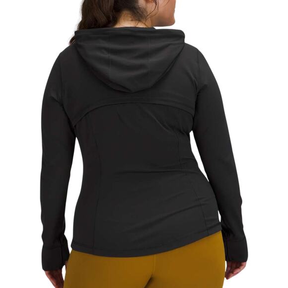 Lululemon Hooded Define Jacket Size 18 — Black Zip-Up Lightweight Hoodie - Picture 3 of 7